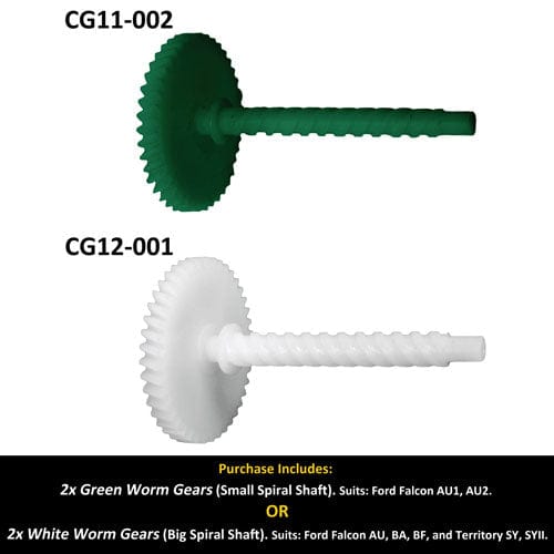 Ford Falcon Territory Lock Actuator Gears - Part Numbers