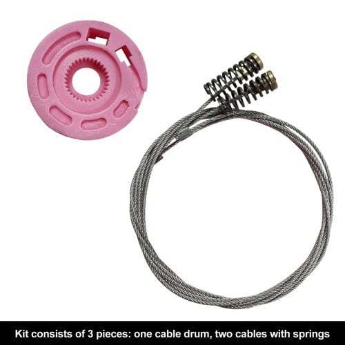 Hyundai Tucson Window Regulator Repair Kit REAR - Drum Cables Springs