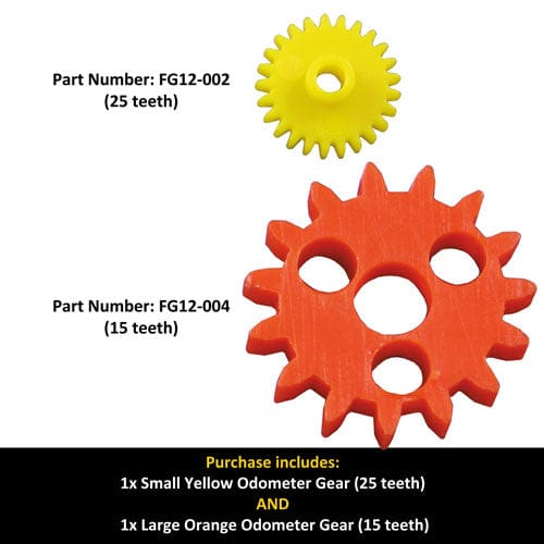 Ford Holden Nissan Odometer Gears (Sun Gears) - 25 Teeth 15 Teeth