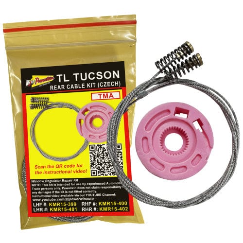 Hyundai Tucson Window Regulator Repair Kit REAR - Czech TMA version
